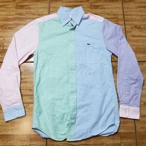 Vineyard Vines Slim Fit Tucker Dress Shirt Size XS